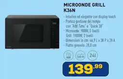 Euronics Panasonic microonde grill K36N offerta