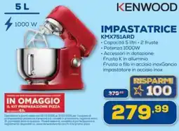 Euronics KENWOOD IMPASTATRICE KMX751ARD offerta