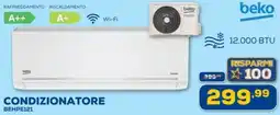 Euronics beko CONDIZIONATORE BEHPE121 offerta