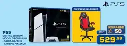 Euronics Ps5 digital edition model group slim PS5 xtreme MX12KOR offerta