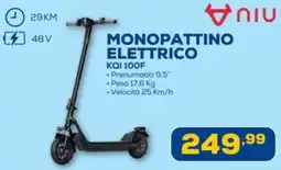 Euronics Niu monopattino elettrico KQI 100F offerta