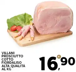 Extra Supermercati Villani prosciutto cotto fiordaliso alta qualità offerta