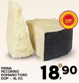 Extra Supermercati Pinna pecorino romano toro dop offerta