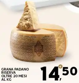 Extra Supermercati Grana padano riserva oltre 20 mesi offerta