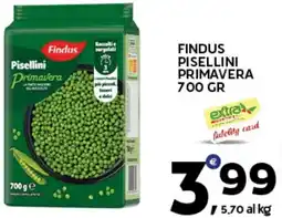Extra Supermercati Findus pisellini primavera offerta