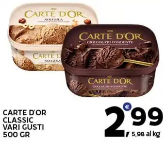Extra Supermercati Carte d'or classic offerta