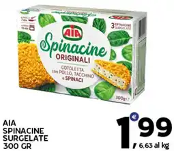 Extra Supermercati Aia spinacine surgelate offerta