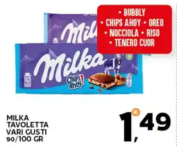 Extra Supermercati Milka tavoletta offerta