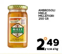 Extra Supermercati Ambrosoli miele millefiori offerta