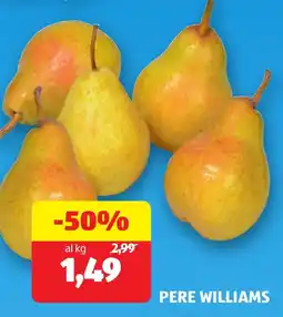 ALDI Pere williams offerta