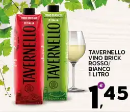 Extra Supermercati Tavernello vino brick rosso/ bianco offerta