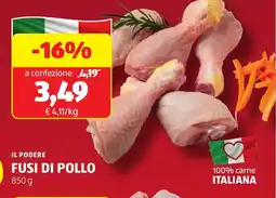 ALDI Il podere fusi di pollo offerta
