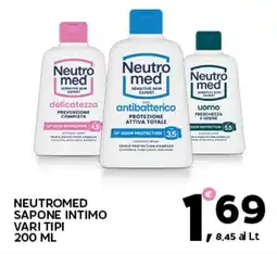 Extra Supermercati Neutromed sapone intimo offerta