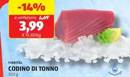 ALDI Fiorital codino di tonno offerta