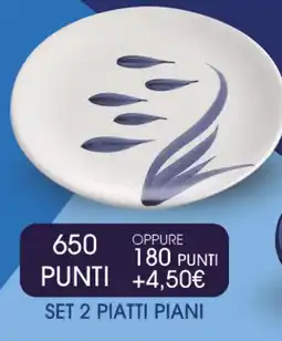 Extra Supermercati Set 2 piatti piani offerta