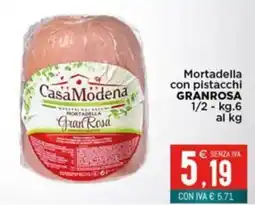 Altasfera Mortadella con pistacchi GRANROSA 1/2 offerta