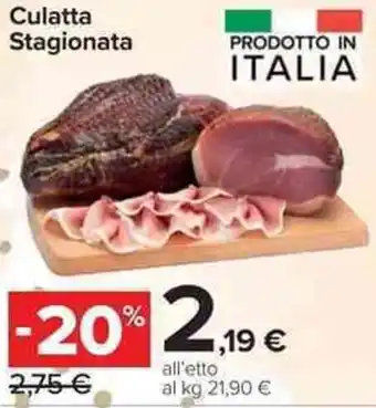 Carrefour Market Culatta Stagionata offerta