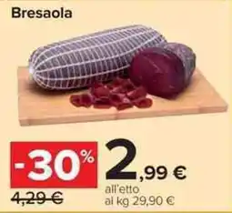 Carrefour Market Bresaola offerta