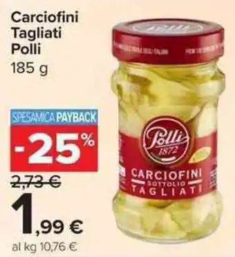 Carrefour Market Carciofini Tagliati Polli offerta