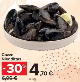 Carrefour Market Cozze Nieddittas offerta
