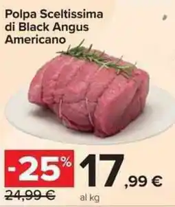 Carrefour Market Polpa Sceltissima di Black Angus Americano offerta