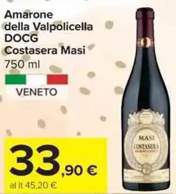 Carrefour Market Amarone della Valpolicella DOCG Costasera Masi offerta