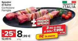 Carrefour Market Spiedini di Suino Confezione Famiglia offerta