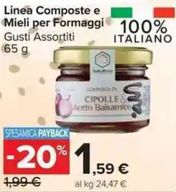 Carrefour Market Linea Composte e Mieli per Formaggi offerta