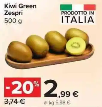 Carrefour Market Kiwi Green Zespri offerta