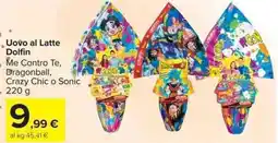 Carrefour Market Uovo al Latte Dolfin offerta