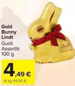 Carrefour Market Gold Bunny Lindt offerta