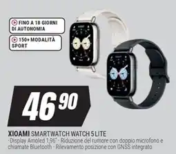 Trony Xioami smartwatch watch 5 lite offerta