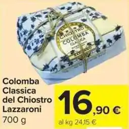 Carrefour Market Colomba Classica del Chiostro Lazzaroni offerta