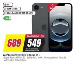 Trony APPLE SMARTPHONE IPHONE 16 E offerta