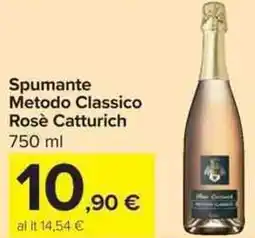 Carrefour Market Spumante Metodo Classico Rosè Catturich offerta