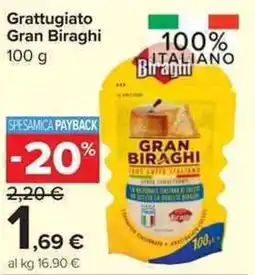 Carrefour Market Grattugiato Gran Biraghi offerta