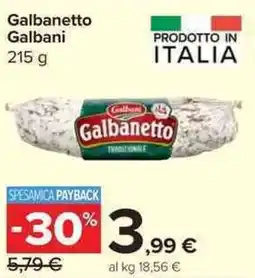 Carrefour Market Galbanetto Galbani offerta
