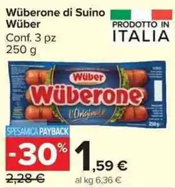 Carrefour Market Wüberone di Suino Wüber offerta