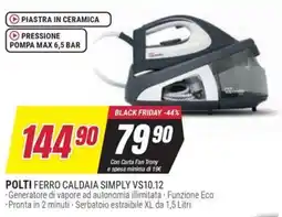 Trony POLTI FERRO CALDAIA SIMPLY VS10.12 offerta