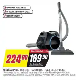 Trony Miele aspirapolvere traino bost CX1 blue pulse offerta