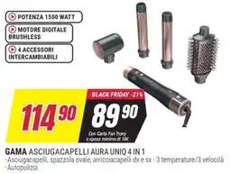 Trony Gama asciugacapelli aura uniq 4 in 1 offerta