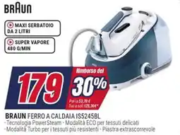 Trony BRAUN FERRO A CALDAIA IS5245BL offerta