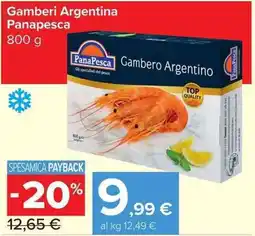 Carrefour Market Gamberi Argentina Panapesca offerta