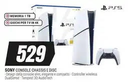 Trony Sony console chassis e disc offerta
