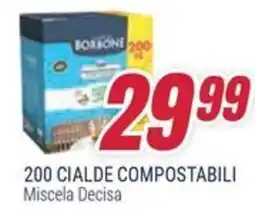 Trony Caffè borbone 200 cialde compostabili miscela decisa offerta