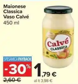 Carrefour Market Maionese Classica Vaso Calvé offerta