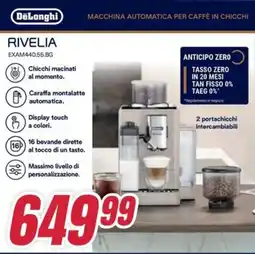Trony DeLonghi RIVELIA EXAM440.55.BG offerta