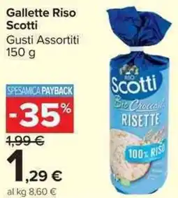 Carrefour Market Gallette Riso Scotti offerta