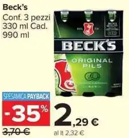Carrefour Market Beck's offerta