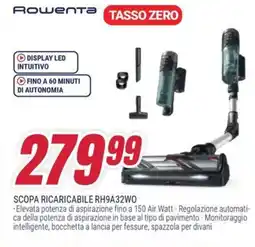Trony ROWENTA SCOPA RICARICABILE RH9A32WO offerta